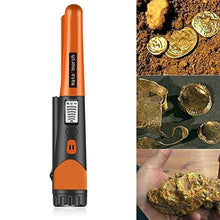 Load image into Gallery viewer, Natotinorch Hand Metal Detector, High Sensitivity Metal Detector with LCD Display&Belt Holster,360Scanning,All Metal Finder Locating Gold Coin Silver Jewelry Waterproof, orange_653
