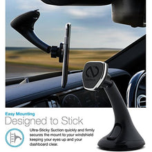 Load image into Gallery viewer, Naztech MagBuddy Magnetic Phone Car Mount, Black, Compatible with iPhone and Android, Offers Strong Grip and Convenient Single-Handed Use_2841