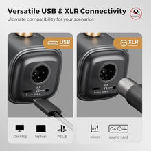 Load image into Gallery viewer, NearStream AM25X Gen2 XLR/USB Condenser Microphone with Desk Stand_1712