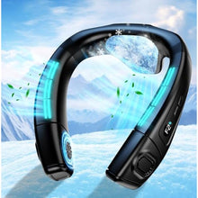 Load image into Gallery viewer, Neck Fan Air Conditioner with Large Cooling Plate, Portable Neck Fans that Blow Cold Air 360 Airflow, Wearable Personal AC Quiet Back Air Outlet 6000mAh Rechargeable,Gifts for Men Women Travel Office_1