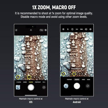 Load image into Gallery viewer, NEEWER 10X Macro Lens with 17mm Thread Clip and Detachable Diffuser Hood, Also for 17mm Threaded Phone Cage/Case/Clamp/Backplate, LS-28 PRO_5252