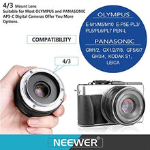 Load image into Gallery viewer, Neewer 50mm f/2.0 Large Aperture Manual Focus MFT M4/3 Lens APS-C for Micro 4/3 System Olympus Panasonic Lumix Mirrorless Cameras_1977