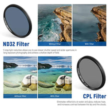 Load image into Gallery viewer, NEEWER 55mm ND + CPL + Star + 4 Graduated Color Filter Set with Phone Lens Clamp Compatible with iPhone 17 16 16e 15 14 Pro Max Plus Samsung Galaxy S25 Ultra_8380