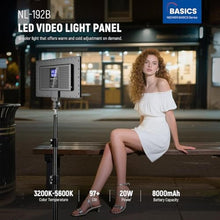 Load image into Gallery viewer, NEEWER BASICS 13" LED Video Light Panel, 20W Ultra Thin Bi Color, NL-192B_255