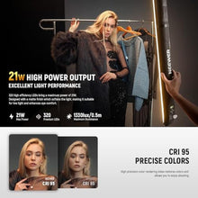 Load image into Gallery viewer, NEEWER Basics 21W Handheld LED Fill Light 35.5"/90cm, Bi Color, GC21B, white_209