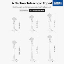 Load image into Gallery viewer, NEEWER BASICS Magnetic Selfie Stick Tripod Compatible with Magsafe iPhone Samsung Android, Portable Extendable Desk Stand with Cell Phone Grip Holder Detachable Remote for Video Recording, PA985 White_840