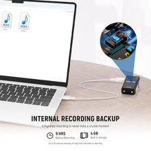 Load image into Gallery viewer, NEEWER CM28 Wireless Lavalier Microphone System, 1 Click Noise Canceling, 4GB Storage for 9Hrs of 48KHz 16 Bit Uncompressed Audio, Lapel Mic Compatible with iPhone/Android/PC/Camera/iPad, Black_5276