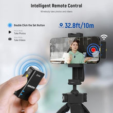 Load image into Gallery viewer, NEEWER KM15 Wireless Lavalier Microphone System Compatible with iPhone Android Phone PC Computer, Mini USB C Noise Cancelling Lapel Mic, 300m Range 48KHz/24Bit 9H Battery for Video Recording Streaming_5332