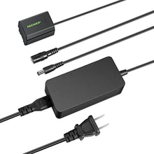 Load image into Gallery viewer, Neewer NP-FZ100 AC Power Supply Adapter and DC Coupler Dummy Battery Charger Kit Compatible with Sony A1, A9 II, A7R III, A7R IV, A7R V, A7S III, A7 III, A7 IV, A6600, A7C Cameras_1