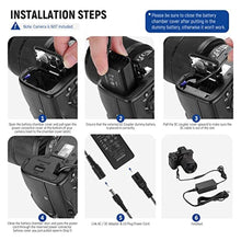 Load image into Gallery viewer, Neewer NP-FZ100 AC Power Supply Adapter and DC Coupler Dummy Battery Charger Kit Compatible with Sony A1, A9 II, A7R III, A7R IV, A7R V, A7S III, A7 III, A7 IV, A6600, A7C Cameras_8