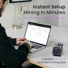 Load image into Gallery viewer, NerdQaxe++ Silent Bitcoin Miner 6 TH/s @ 100W | 4 BM1370 ASIC Chips | Wi-Fi | AxeOS Open-Source | Includes 12.4V 10A Power Supply & Metal Stand_26