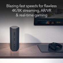 Load image into Gallery viewer, NETGEAR Nighthawk Tri-Band WiFi 7 Router (RS500) Router Only, BE12000 Wireless Speed (up to 12 Gbps) - Covers up to 3,000 sq. ft., 120 Devices 2.5 Gig Internet Port - Free Expert Help, Black_3974