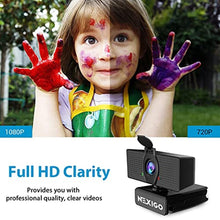 Load image into Gallery viewer, NexiGo N60 1080P Webcam with Microphone, Software Control & Privacy Cover, USB HD Computer Web Camera, Plug and Play, for Zoom/Skype/Teams, Conferencing and Video Calling, Black_6441