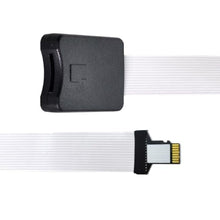 Load image into Gallery viewer, NGFF UHS-1 Micro-SD TF Memory Card Kit Male to TF Micro-SD Card Female Extension Reader Writer Soft Flat FPC Data Cable Extender 25cm Compatible with Laptop & Phone & HDTV & GPS, Grey_1