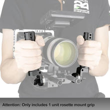 Load image into Gallery viewer, NICEYRIG Rosette Mount Grip Handgrip for ARRI M6 Thread for 15mm DSLR Shoulder Rig Rail Block System, rosettehandle_7351