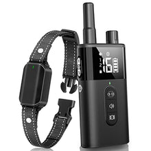 Load image into Gallery viewer, No Shock Dog Training Collar with Remote 2000ft Range, Strong Vibrating Dog Collar Beep and Vibration Only, Waterproof & Rechargeable Vibration Collar for Small Medium Large Dogs(15-120 lbs)-No Prongs, Black_1