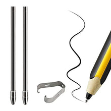 Load image into Gallery viewer, No Worn Out Fine Replacement Titanium Alloy Ballpoint Tips Compatible with STAEDTLER Mars Lumograph & Noris Digital Jumbo/Classic/Mini Digital Pen Stylus, Pencil Nibs fits for Noris EMR Pen,2 Pcs, silver_1