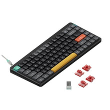 Load image into Gallery viewer, NuPhy Air75 V2 Portable 75% low profile Mechanical Keyboard,Wireless Keyboard,Supports Bluetooth/2.4G/USB-C RGB Bluetooth Keyboards,Compatible with Windows/Mac OS/Linux Systems-Gateron Cowberry Switch, Black_1