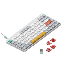 Load image into Gallery viewer, nuphy Air75 V2 Portable 75% Mechanical Keyboard,Wireless Keyboard,Supports Bluetooth/2.4G/USB-C RGB Gaming Keyboards,Compatible with Windows/Mac OS/Linux Systems White-Gateron Cowberry Switch_1