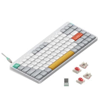 Load image into Gallery viewer, nuphy Air75 V2 Portable 75% Mechanical Keyboard,Wireless Keyboard,Supports Bluetooth/2.4G/USB-C RGB Gaming Keyboards,Compatible with Windows/Mac OS/Linux Systems White-Gateron Red Switch_1