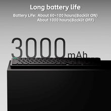 Load image into Gallery viewer, nuphy Node100 Wireless Mechanical Keyboard, Hot Swappable Custom Low Profile Keyboard, 103 Keys Computer Gaming Keyboards, Supports Touch Gestures, PBT Keycaps, RGB Backlit, Bluetooth/2.4GHz/USB-C, Gray_245