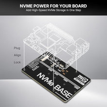 Load image into Gallery viewer, NVMe Base for Raspberry Pi 5 M.2 HAT PCIe Extension Board (M.2 2230 to 2280 Supported) (0TB (M.2))_1245