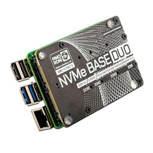 Load image into Gallery viewer, NVMe Base for Raspberry Pi 5 M.2 HAT PCIe Extension Board (M.2 2230 to 2280 Supported) (0TB (Duo)), Black_1