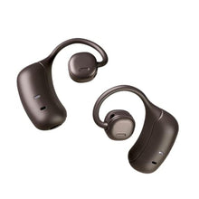 Load image into Gallery viewer, nwm MBE001 Wireless On-Ear Speakers (Open Ear Earphones) Prevent Sound Leakage with PSZ Technology (Bone Conduction Alternative) Including Microphone Dark Brown Designed by NTT Sonority in Japan, DarkBrown_1