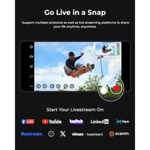 Load image into Gallery viewer, OBSBOT Tail Air & Smart Remote Combo, Streaming Camera with AI Tracking PTZ, Intelligent APP, Gesture Control, HDMI/USB-C/Wireless Webcam, Video Cameras for Filming, Worship, Content Creator, etc., black_11437