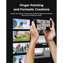 Load image into Gallery viewer, OBSBOT Tail Air & Smart Remote Combo, Streaming Camera with AI Tracking PTZ, Intelligent APP, Gesture Control, HDMI/USB-C/Wireless Webcam, Video Cameras for Filming, Worship, Content Creator, etc., black_11439