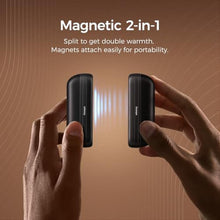 Load image into Gallery viewer, OCOOPA 2 in 1 Magnetic Rechargeable Hand Warmers, UT2s Mini Electric Handwarmers 2 Pack, Split USB-C, Reusable Portable Pocket Heater, Raynauds, Golf, Christmas, Tech Gifts for Women Men, Black_375