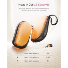 Load image into Gallery viewer, OCOOPA Hand Warmers Rechargeable 2 Pack, Ultra Slim Electric Hand Warmers, Portable Pocket Heater, Comb-Inspired, Fits in Gloves,UL Certified, Winter Essentials,UT5 Sway, MeadowWhisperOcoopaxCollabEdition_546