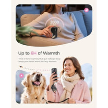 Load image into Gallery viewer, OCOOPA Hand Warmers Rechargeable 2 Pack, Ultra Slim Electric Hand Warmers, Portable Pocket Heater, Comb-Inspired, Fits in Gloves,UL Certified, Winter Essentials,UT5 Sway, MeadowWhisperOcoopaxCollabEdition_547