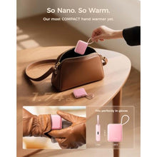 Load image into Gallery viewer, OCOOPA Hand Warmers Rechargeable, Smart Temp Control 7H*2 Long Safe Heat, Ultra Slim, Pocket-Size Design That Fits Gloves, Gifts for Women, Outdoor, Office, Commute (UT5 Nano), Pink_552