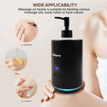 Load image into Gallery viewer, Oil Warmer for Massage, Body Lotion Heater with Two Oil Bottle Dispenser_1294