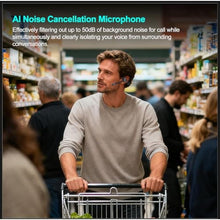 Load image into Gallery viewer, oleap P200b Pro Wireless Headset with Microphone for Work, Open Ear Bluetooth Headphones with AI Noise Cancelling, Clear Calls and Meetings, One-Key Mute, USB Dongle for Phone, Laptop, PC, Black_816