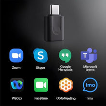 Load image into Gallery viewer, oleap P200b Pro Wireless Headset with Microphone for Work, Open Ear Bluetooth Headphones with AI Noise Cancelling, Clear Calls and Meetings, One-Key Mute, USB Dongle for Phone, Laptop, PC, Black_818