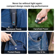 Load image into Gallery viewer, OLIGHT Arkfeld Pro Rechargeable EDC Flat Flashlight, Black CW_1840