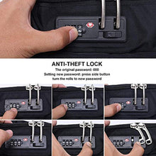 Load image into Gallery viewer, Omnpak 17" Laptop Briefcase with Combination Lock Anti Theft Notary Bag, Black_638