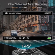 Load image into Gallery viewer, ONCHEER 1080P Patrol Police Infrared Night Vision Body Camera with 64G Kingston SD Card, Shoulder & Waist Clip, Vedio Audio Recorder Bodycam, 24H Record for Law Enforcement Security Outwork, black_130