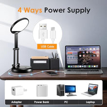 Load image into Gallery viewer, One Fire Cordless Lamp, 3600mAh Battery Operated Lamp, Rechargeable Lamp, Black_2524