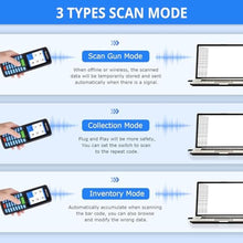 Load image into Gallery viewer, ONEWSCAN Wireless Barcode Scanner, Portable Inventory Scanner 1D&2D&PDF417 Handheld Bar Code Scanners for Collector Data Terminal Inventory Device QR Code Reader with 2.8 Inch LCD Screen_643