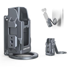 Load image into Gallery viewer, OP-05 Expansion Adapter Accessories for DJI Osmo Pocket 3 - Aluminum Protective Cage Magnetic Metal Bracket Mount Stand Clamp Magnet Suction Case Holder with 1/4" Screw & Cold Shoe & NATO & ARRI, Grey_1