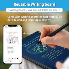 Load image into Gallery viewer, Ophayapen Smart Pen for Note Taking with Digital Smart Notebook and Writing Board, Real-time Sync for Digitizing,Convert to Text,Storing,Sharing Paper Notes via APP on Smartphone(Android and iOS), Black_4353