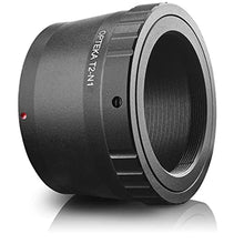 Load image into Gallery viewer, Opteka (T2) T-Mount Lens Adapter Compatible with Panasonic Lumix GH6 GH5 II G9 GX7 GX8 GX9 GX850 G90 G91 G100, Olympus OM-5 OM-1 OM-D MARK IV E-PM2 PEN-F E-M1X Micro Four Thirds Cameras and Camcorders_1