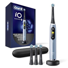 Load image into Gallery viewer, Oral-B iO Series 9 Electric Toothbrush with 4 Brush Heads, Aqua Alabaster, Aquamarine_1