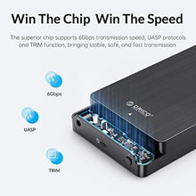 Load image into Gallery viewer, ORICO Hard Drive Enclosure 2.5'' Type C USB 3.1 Gen 1 to SATA 6Gbps External HDD Enclosure for SATA III SSD HDD 9.5/7mm External Hard Drive Case Compatible with PC, Laptop, TV, PS4, Xbox_3467