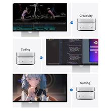Load image into Gallery viewer, ORICO MiniMate TB3 512GB External SSD for Mac mini M4, Compatible with Thunderbolt3(3100MB/s) for macOS, USB C to USB C Cable(40Gbps), JHL7440 Chip(Only Compatible with Thunderbolt Interface (512GB_4