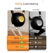 Load image into Gallery viewer, Orlian Tablet Stand Holder with Thickened 360Rotating Base Dual Rod Adjustable Aluminum Stand for All 5.8-12.9 iPad Samsung Phone Tablet Kindle E-Reader and More, Silver_5179