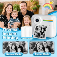 Load image into Gallery viewer, OTJ Kids Camera Instant Print - Instant Camera Kids Digital Camera Toys with 32GB Card - Best Birthday for Girls and Boys 3 4 5 6 7 8 9 10 Year Old, White_1790